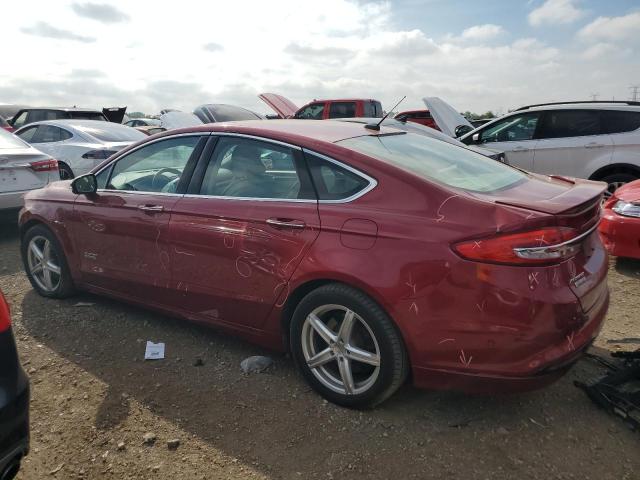 3FA6P0SU4HR128765 - 2017 FORD FUSION TITANIUM PHEV წითელი ფოტო 2