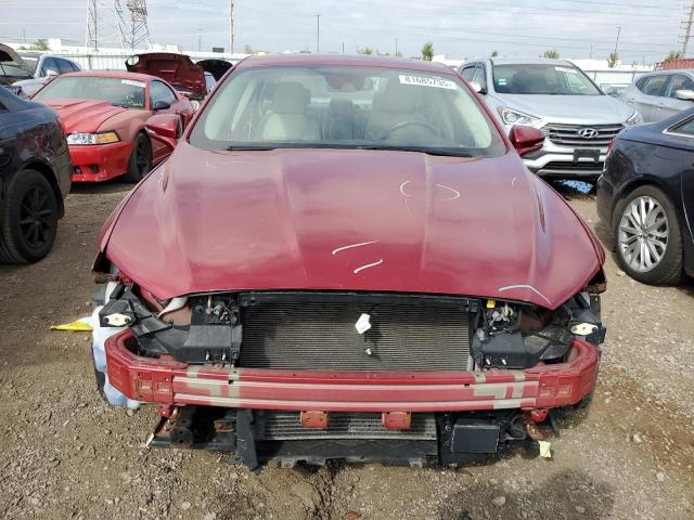 3FA6P0SU4HR128765 - 2017 FORD FUSION TITANIUM PHEV წითელი ფოტო 5