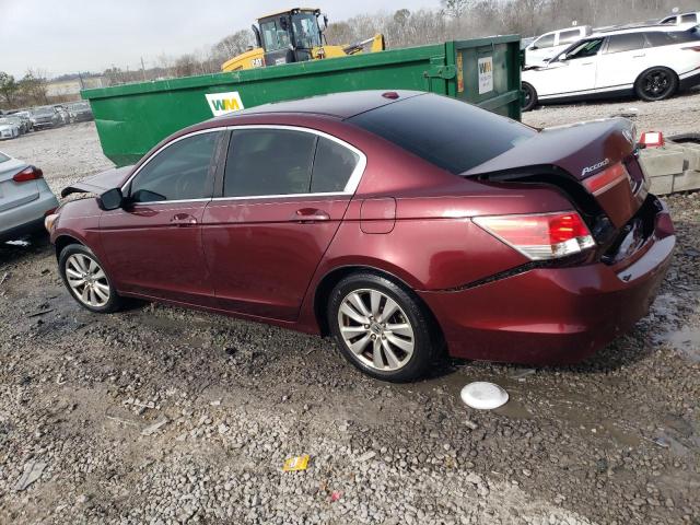 1HGCP2F81CA051086 - 2012 HONDA ACCORD EXL BURGUNDY photo 2