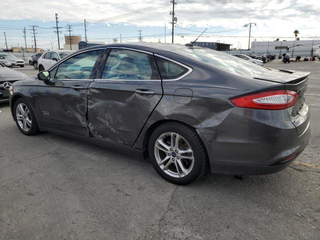 3FA6P0SU4GR154975 - 2016 FORD FUSION TITANIUM PHEV Grau Foto 2