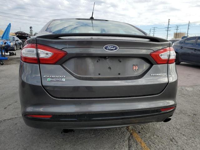 3FA6P0SU4GR154975 - 2016 FORD FUSION TITANIUM PHEV Grau Foto 6
