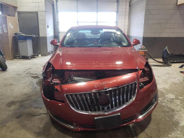 2G4GV5EK4F9196638 - 2015 BUICK REGAL RED photo 5