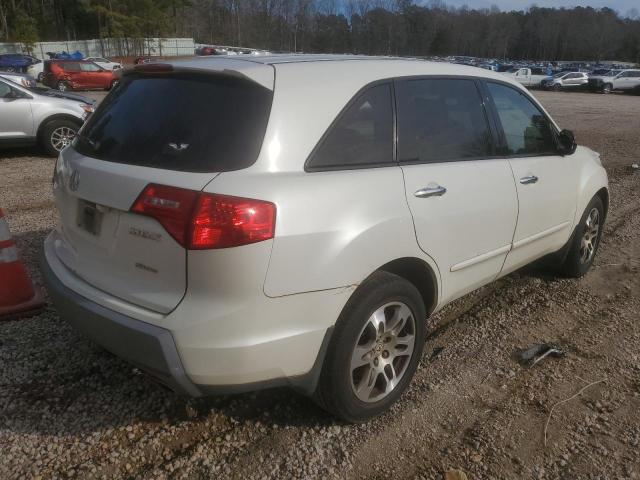 2HNYD28468H520389 - 2008 ACURA MDX TECHNOLOGY WHITE photo 3