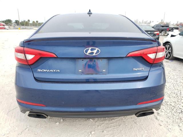 5NPE34AF6HH546758 - 2017 HYUNDAI SONATA SPORT BLUE photo 6