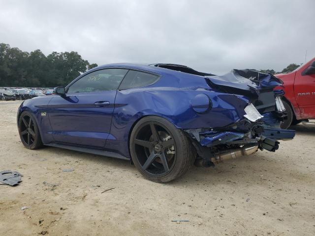 1FA6P8CF6G5241083 - 2016 FORD MUSTANG GT BLUE photo 2