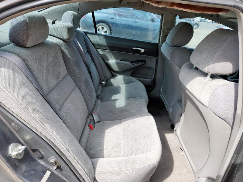 2HGFA16569H323124 - 2009 HONDA CIVIC LX GRAY photo 10