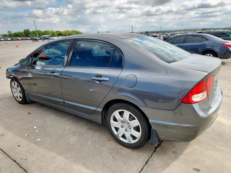 2HGFA16569H323124 - 2009 HONDA CIVIC LX GRAY photo 2
