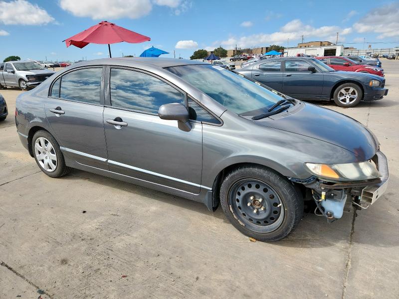 2HGFA16569H323124 - 2009 HONDA CIVIC LX GRAY photo 4