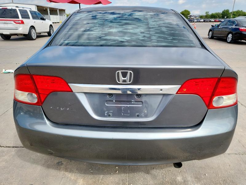 2HGFA16569H323124 - 2009 HONDA CIVIC LX GRAY photo 6