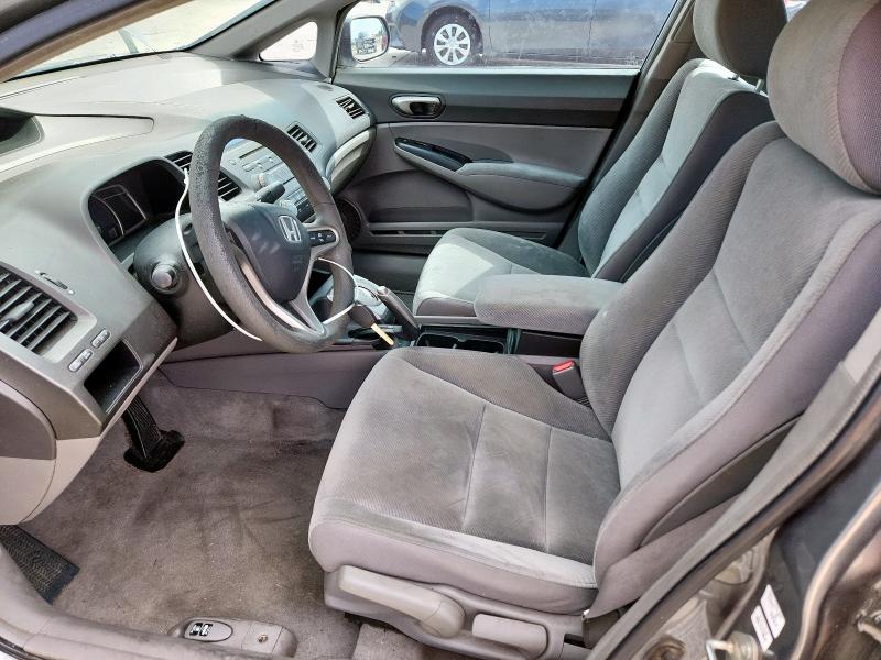 2HGFA16569H323124 - 2009 HONDA CIVIC LX GRAY photo 7