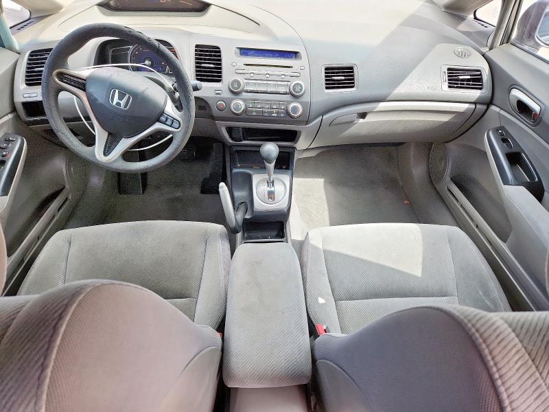 2HGFA16569H323124 - 2009 HONDA CIVIC LX GRAY photo 8