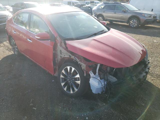 3N1AB7AP0KY326346 - 2019 NISSAN SENTRA S RED photo 4