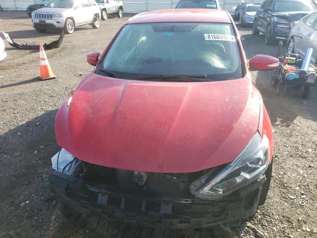 3N1AB7AP0KY326346 - 2019 NISSAN SENTRA S RED photo 5