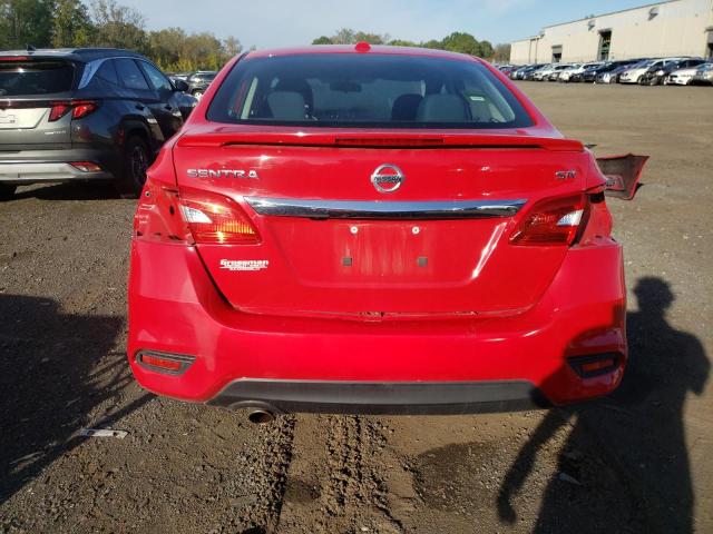 3N1AB7AP0KY326346 - 2019 NISSAN SENTRA S RED photo 6