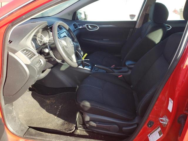 3N1AB7AP0KY326346 - 2019 NISSAN SENTRA S RED photo 7