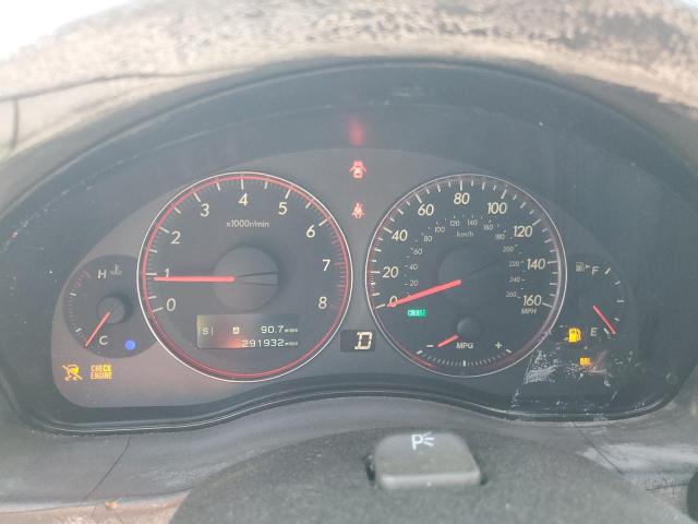 4S4BP63C474304427 - 2007 SUBARU LEGACY OUTBACK SILVER photo 9