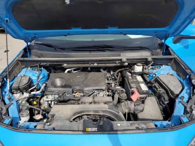 2T3P1RFV1MW147965 - 2021 TOYOTA RAV4 XLE BLUE photo 11