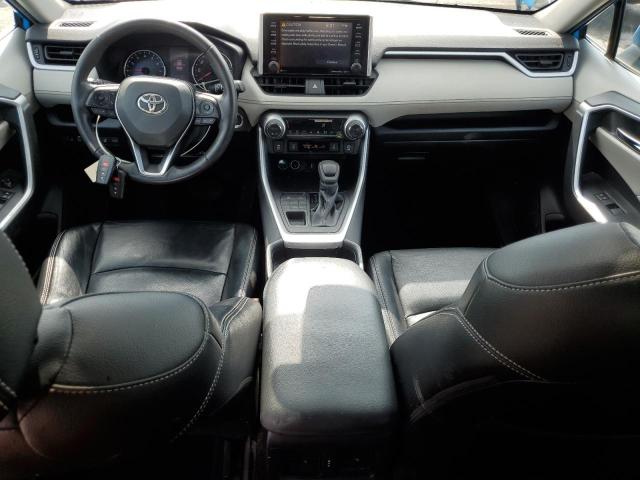 2T3P1RFV1MW147965 - 2021 TOYOTA RAV4 XLE BLUE photo 8