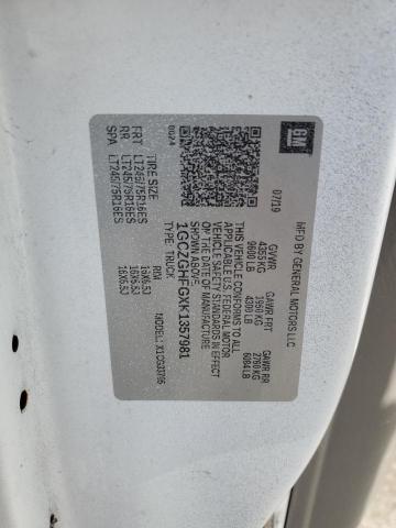 1GCZGHFGXK1357981 - 2019 CHEVROLET EXPRESS G3500 Սպիտակ լուսանկար 13