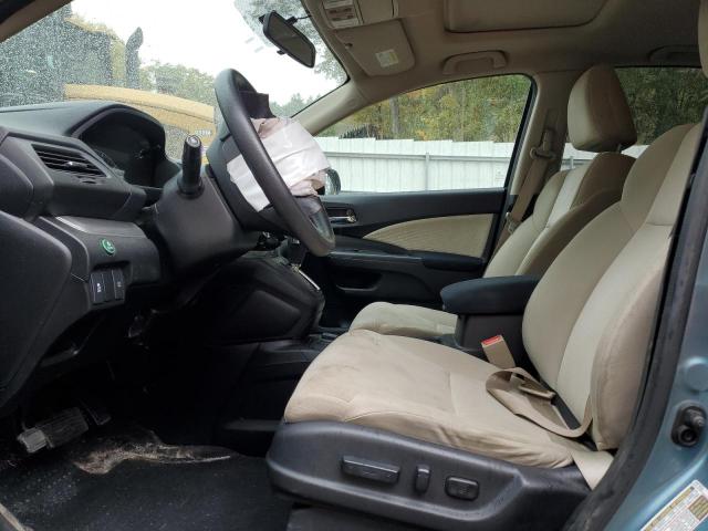 2HKRM4H59FH612504 - 2015 HONDA CR-V EX ლურჯი ფოტო 7