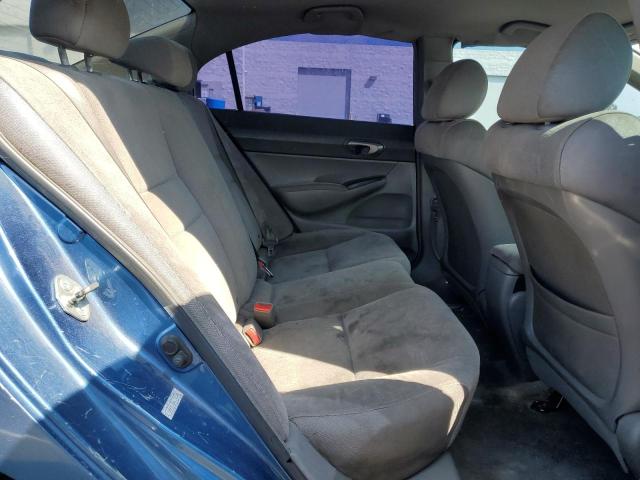 1HGFA16566L106039 - 2006 HONDA CIVIC LX BLUE photo 10