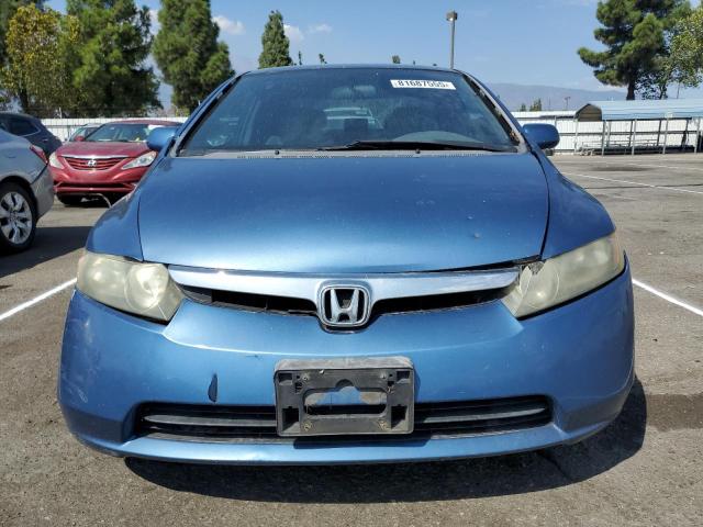 1HGFA16566L106039 - 2006 HONDA CIVIC LX BLUE photo 5