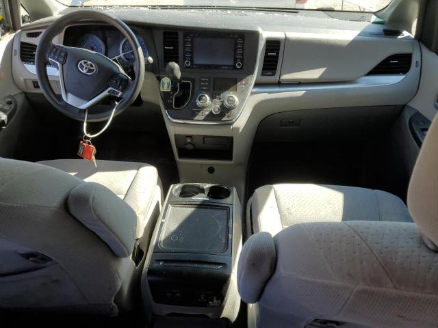 5TDKZ3DC3KS011952 - 2019 TOYOTA SIENNA LE ვერცხლისფერი ფოტო 8