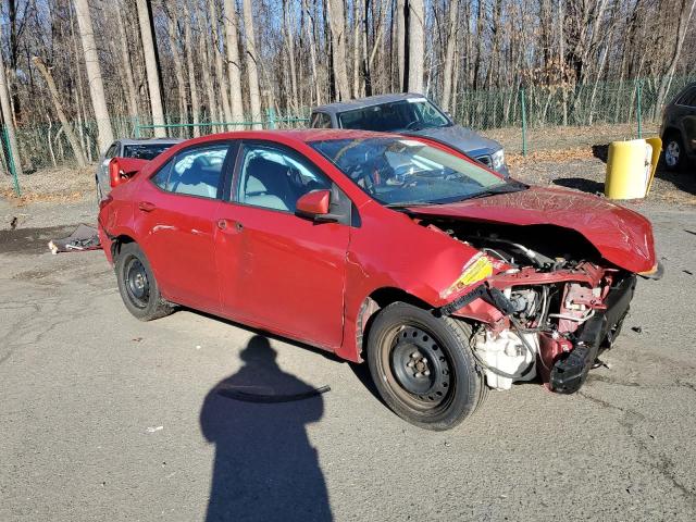 2T1BURHE8GC556848 - 2016 TOYOTA COROLLA L RED photo 4