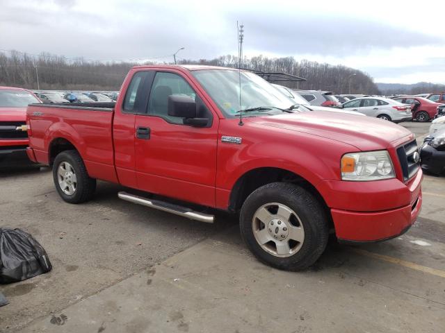 1FTRF12296NA65967 - 2006 FORD F150 RED photo 4