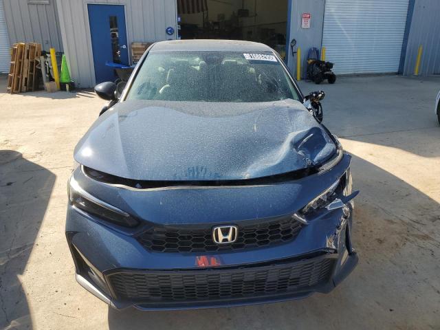 2HGFE4F83SH320168 - 2025 HONDA CIVIC SPORT BLUE photo 5