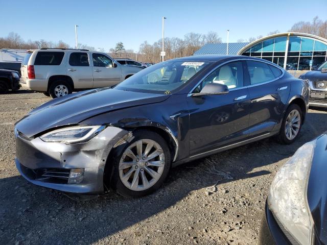 5YJSA1E25HF229826 - 2017 TESLA MODEL S Մոխրագույն լուսանկար 1