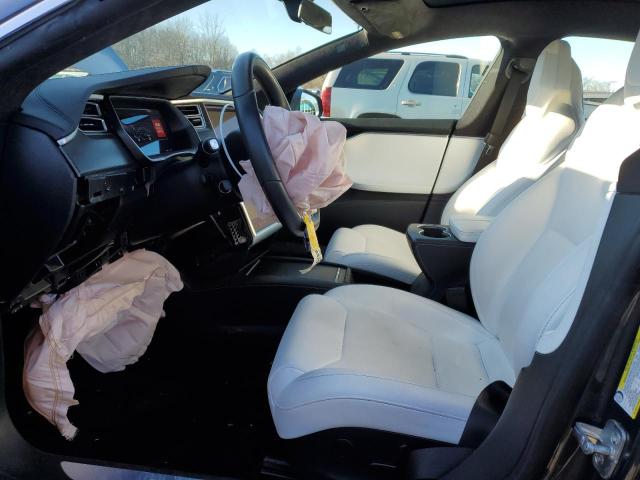 5YJSA1E25HF229826 - 2017 TESLA MODEL S Մոխրագույն լուսանկար 7