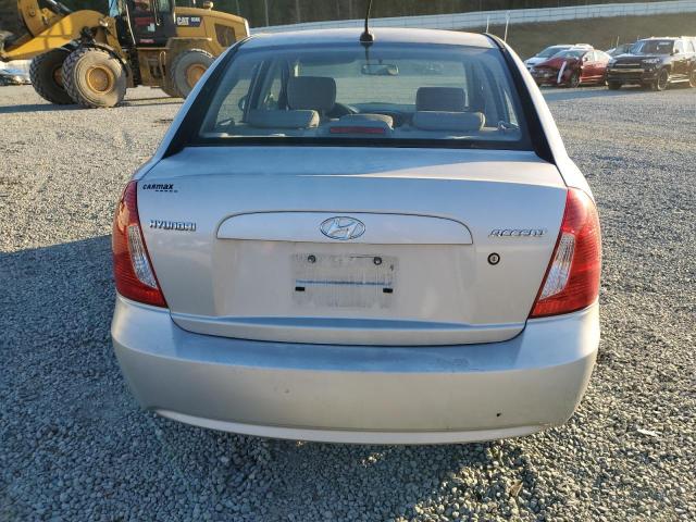 KMHCN46C89U314116 - 2009 HYUNDAI ACCENT GLS SILVER photo 6