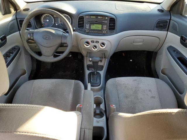 KMHCN46C89U314116 - 2009 HYUNDAI ACCENT GLS SILVER photo 8