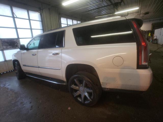 1GYS4HKJ7GR298550 - 2016 CADILLAC ESCALADE ESV LUXURY WHITE photo 2