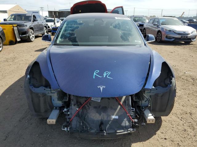 5YJ3E1EB9JF091996 - 2018 TESLA MODEL 3 BLUE photo 5