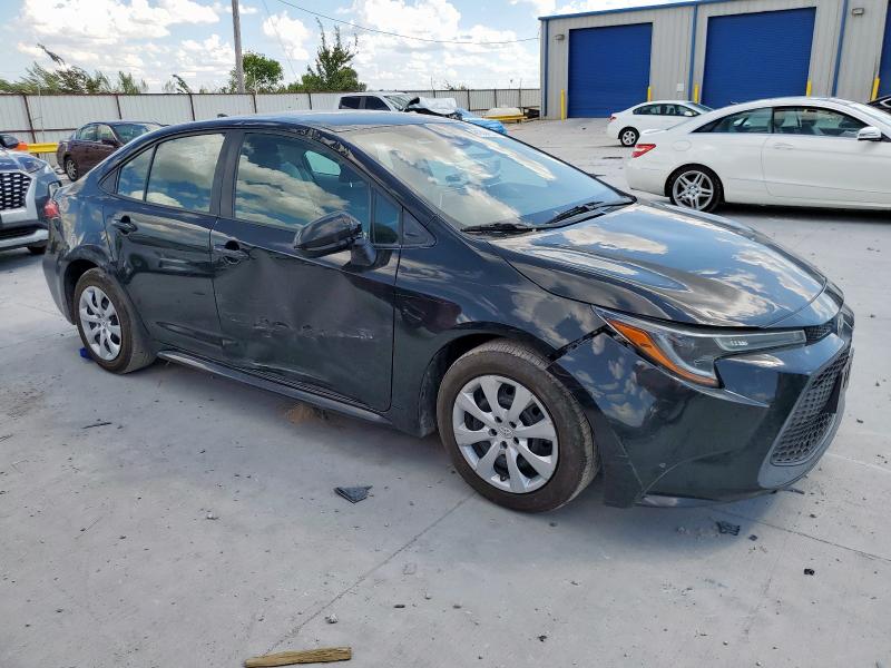 5YFEPRAE0LP121007 - 2020 TOYOTA COROLLA LE BLACK photo 4