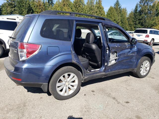 JF2SHAEC8BH766834 - 2011 SUBARU FORESTER LIMITED BLUE photo 3
