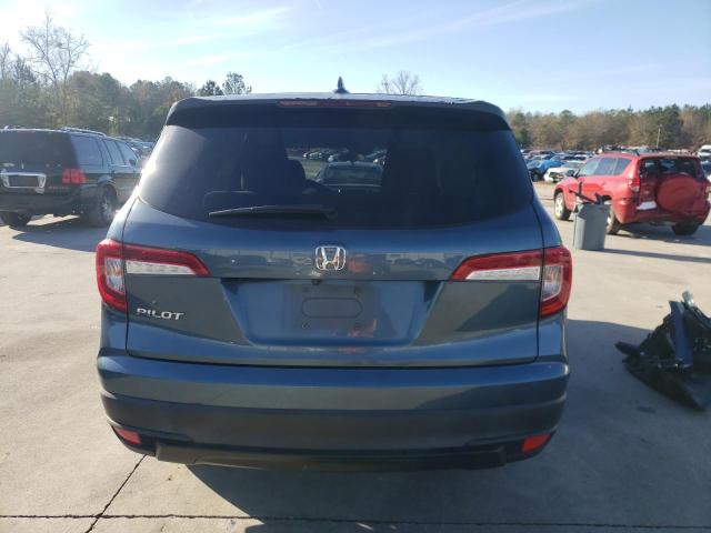 5FNYF5H1XKB038867 - 2019 HONDA PILOT LX BLUE photo 6