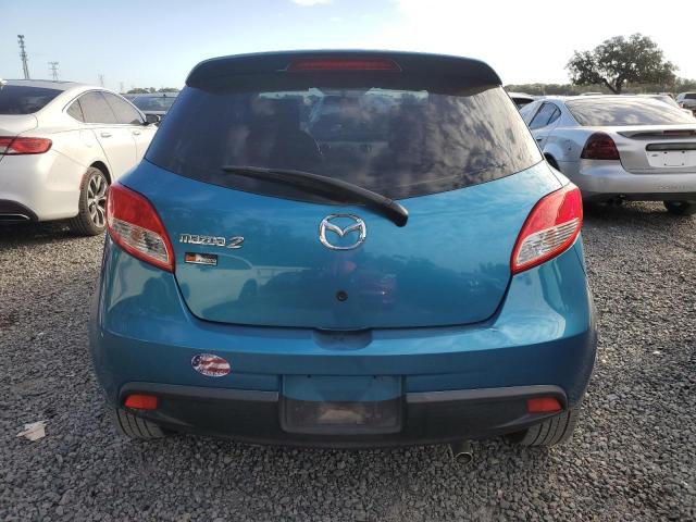 JM1DE1HY9B0130235 - 2011 MAZDA MAZDA2 BLUE photo 6