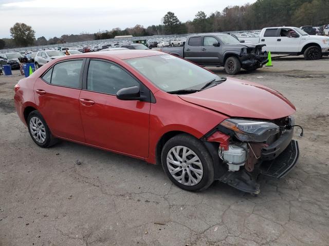 5YFBURHE7HP709639 - 2017 TOYOTA COROLLA L RED photo 4