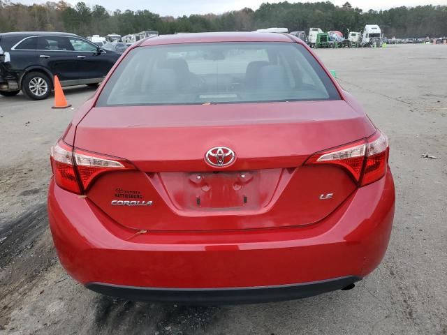 5YFBURHE7HP709639 - 2017 TOYOTA COROLLA L RED photo 6