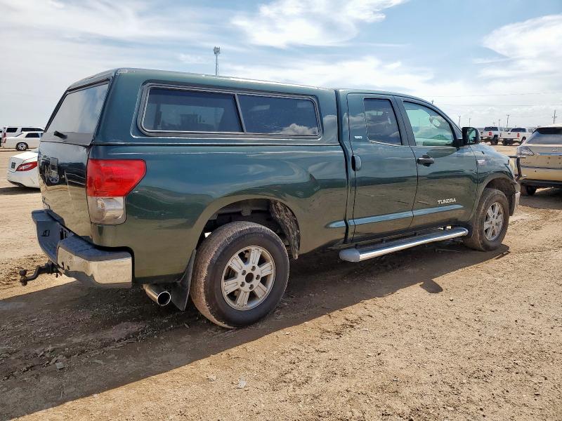 5TFRV54127X017716 - 2007 TOYOTA TUNDRA DOUBLE CAB SR5 GREEN photo 3