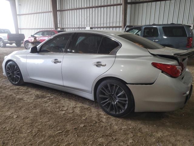 JN1FV7AP4GM421595 - 2016 INFINITI Q50 RED SPORT 400 SILVER photo 2