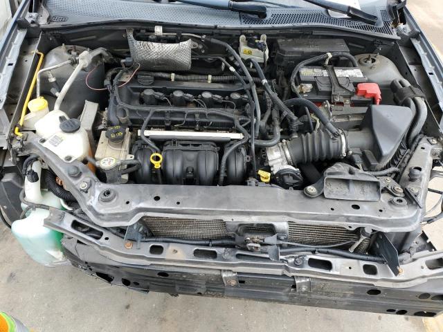 1FAHP35N79W230011 - 2009 FORD FOCUS SE GRAY photo 11