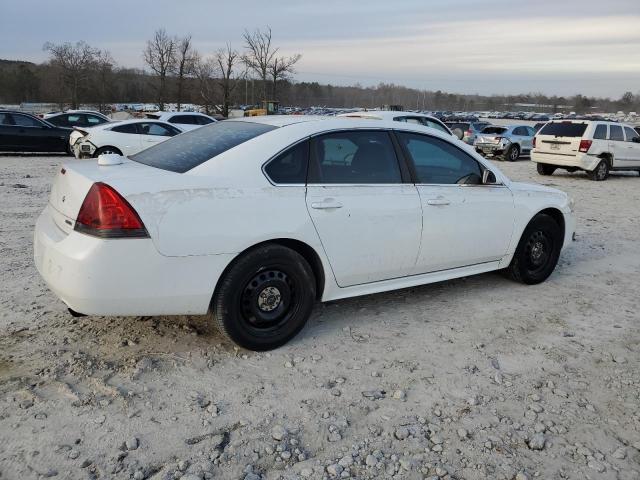 2G1WD5E30E1137846 - 2014 CHEVROLET IMPALA LIM POLICE WHITE photo 3