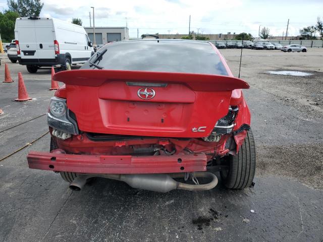 JTKJF5C7XGJ025185 - 2016 TOYOTA SCION TC RED photo 6
