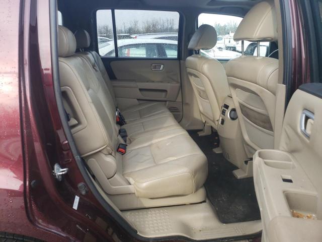 5FNYF4H56BB011792 - 2011 HONDA PILOT EXL BURGUNDY photo 11