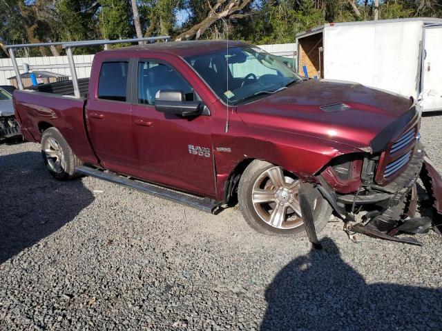 1C6RR7HT4HS839399 - 2017 RAM 1500 SPORT MAROON photo 4