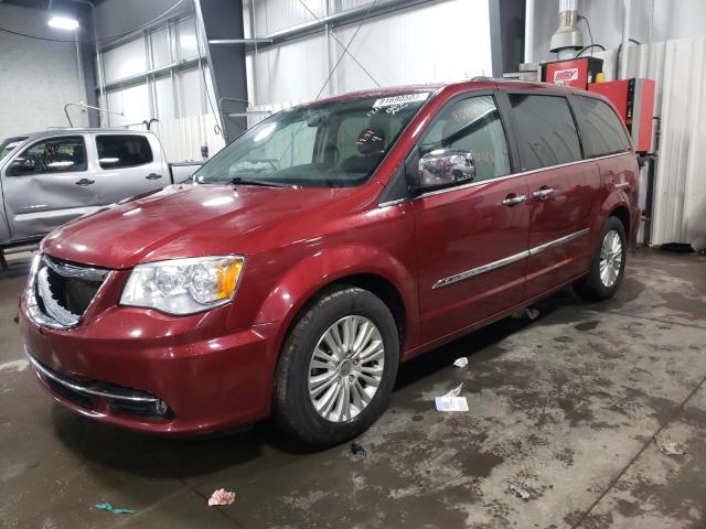 2C4RC1GG8CR363244 - 2012 CHRYSLER TOWN & COU LIMITED RED photo 1
